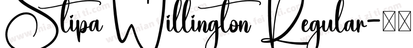 Stipa Willington Regular字体转换